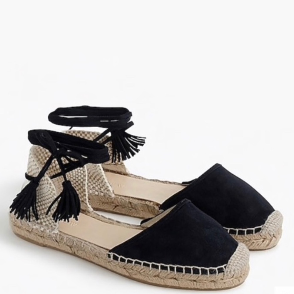 Brand new J Crew Baja Suede Espadrilles